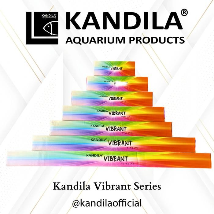 Kandila Official Vibrant Lampu LED Aquarium Ikan Aquascape UVA UVB