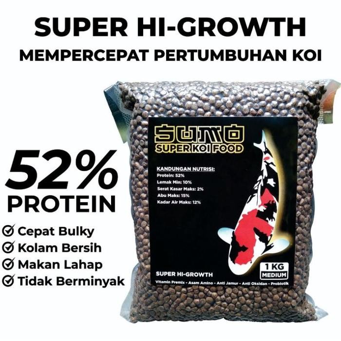 SUMO PAKAN KOI high grow 1kg size M
