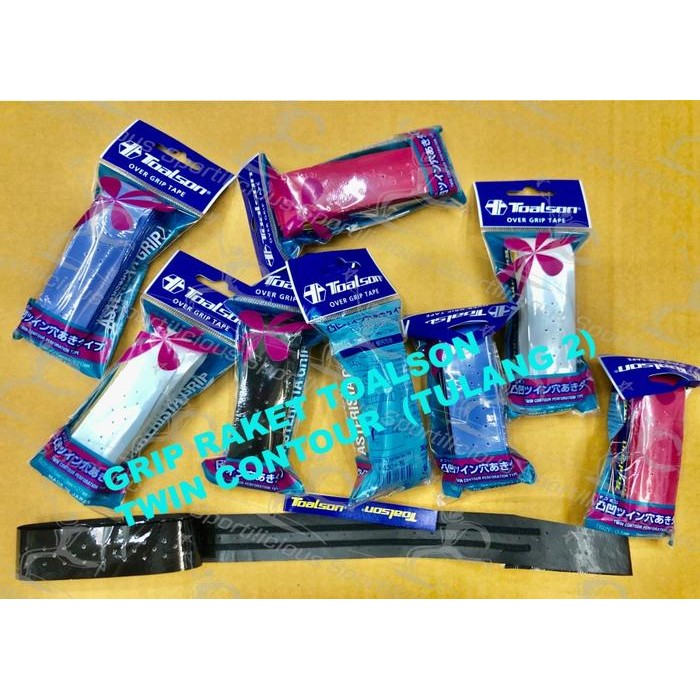 Grip Raket Bulutangkis Toalson Twin Contour Tulang 2