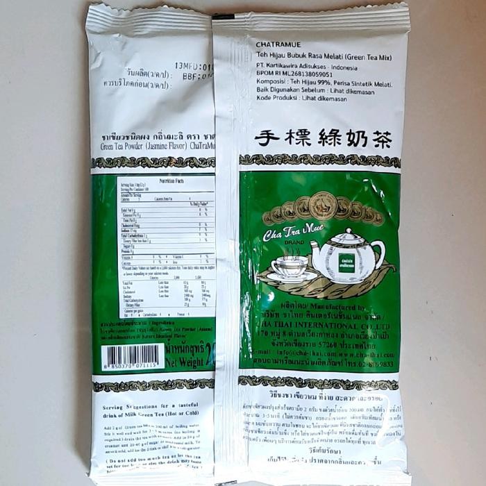 

Terlaris- Thai Green Tea Chatramue 200Gram Bpom Ri