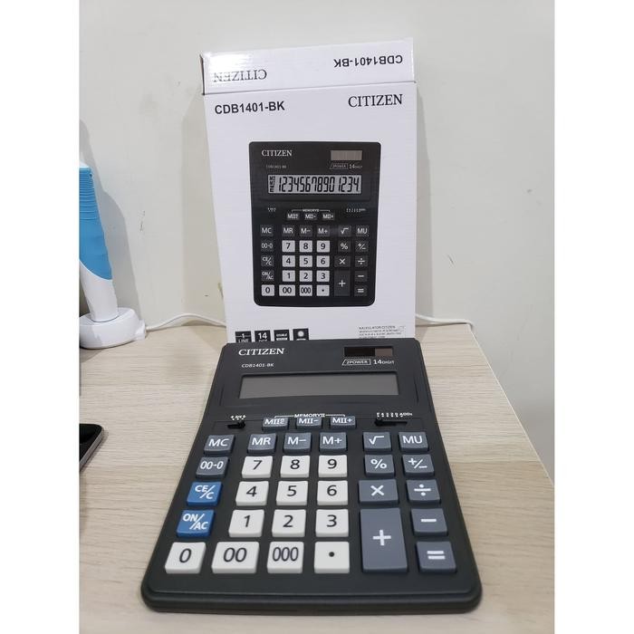 

Ready Kalkulator 14 Digit Citizen Cdb1401-Bk Calculator Citizen