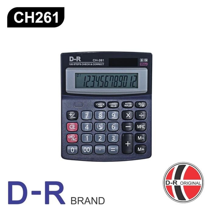 

Ready Kalkulator D-R Ch261 (12 Digit)