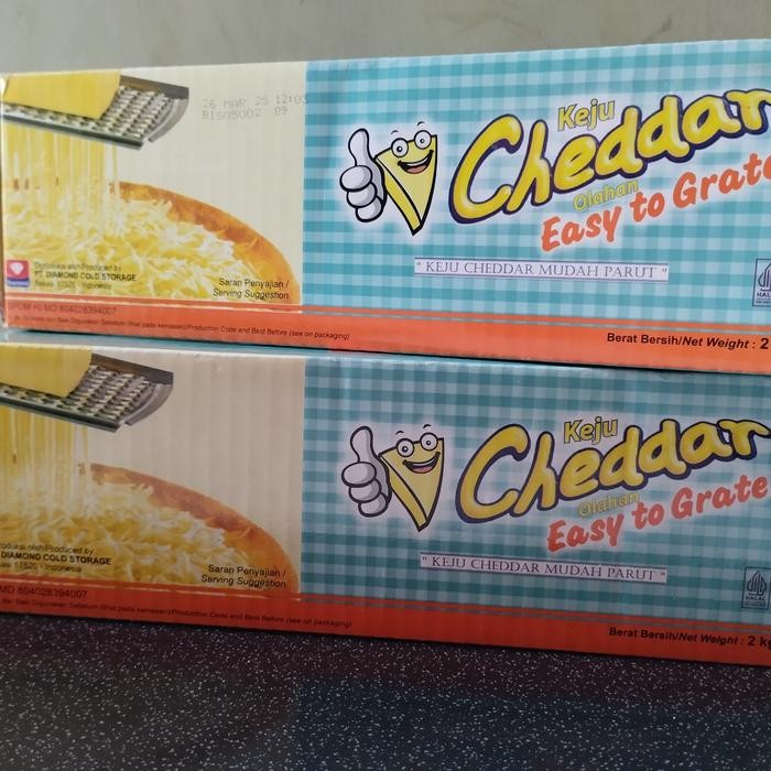 

BARANG TERLARIS Keju cheddar diamond 2 kg