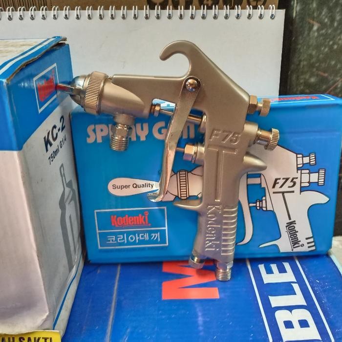 GUN CET / SPRAY GUN CET KODENKI F75S TABUNG BAWAH