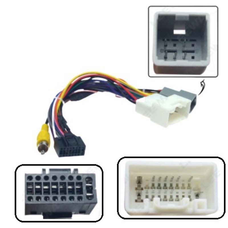 Kabel Soket PNP Headunit Mitsubishi