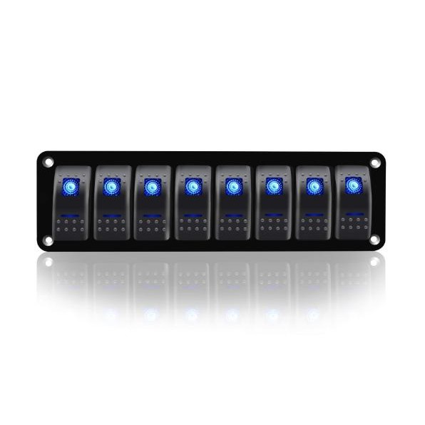 READY STOK Rocker switch panel 8 gang saklar model ARB Panel saklar