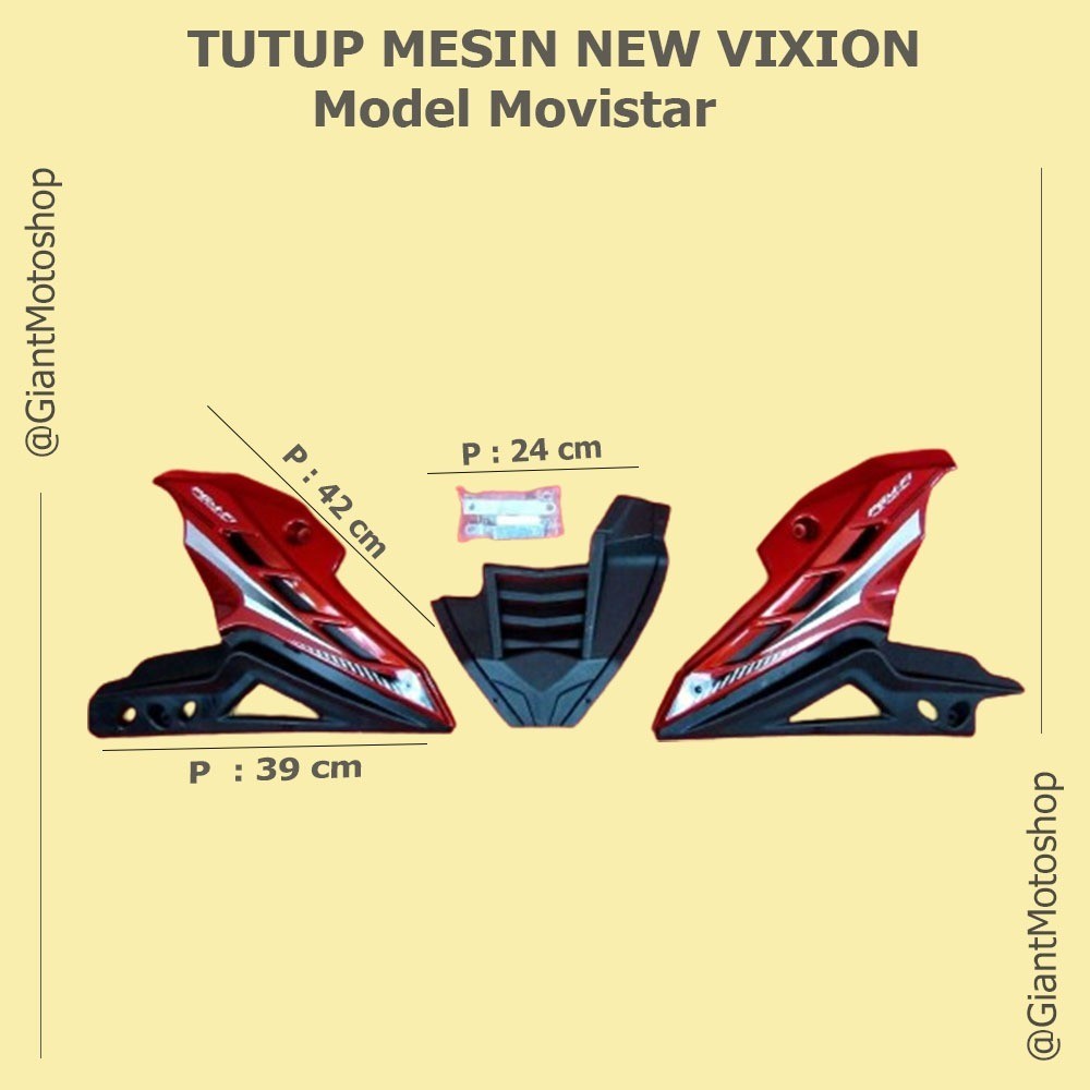 TUTUP/COVER MESIN BAWAH VIXION NEW MOVIESTAR