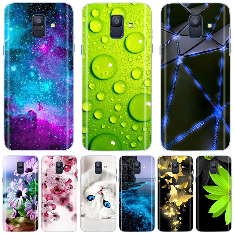 For Samsung Galaxy A6 2018 Silicone Case Sim Sm A600 A600F Phone Case For Samsung A6 Plus 2018 A605