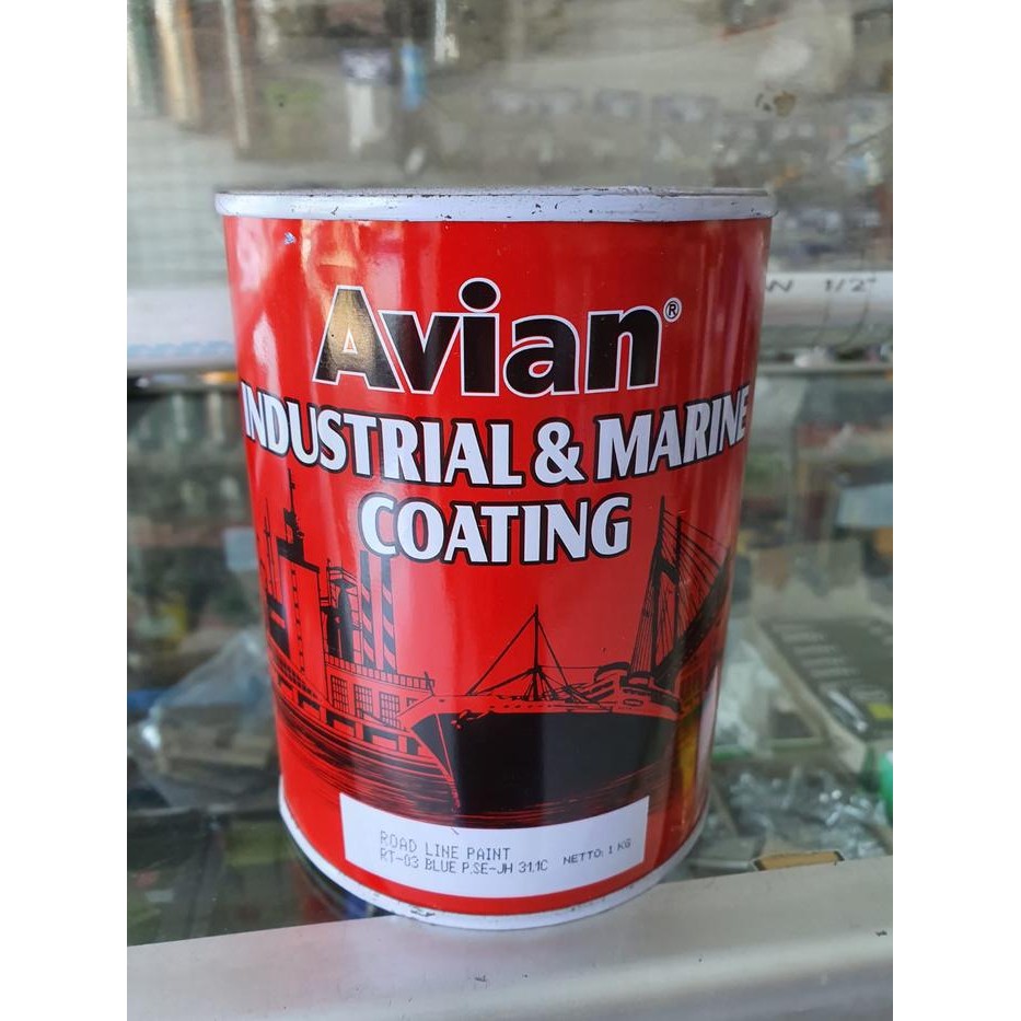 AVIAN INDUSTRIAL & MARINE COATING 1KG CAT KAPAL CAT JALAN AVIAN