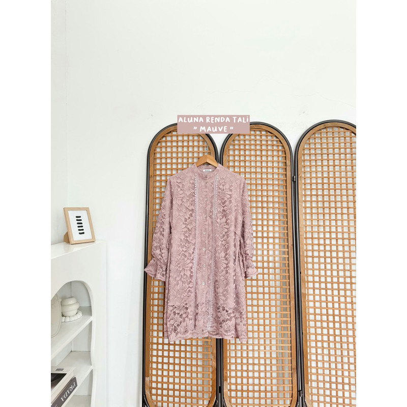 Aluna Lace Renda Bordir Tunic by Locana Label