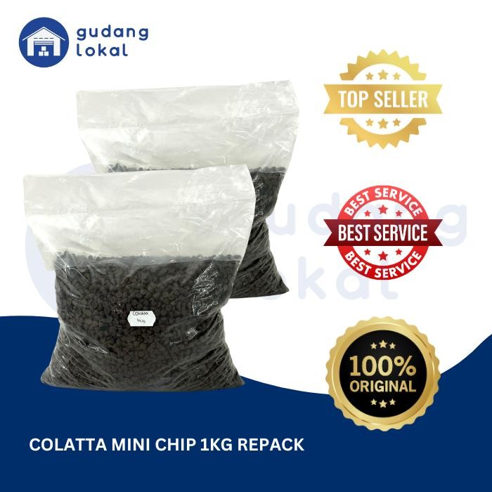 

COLATTA MINI CHOCOLATE CHIP 1KG REPACK