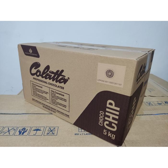 

Colatta Compound Chocolate Chips 5KG/Chocochip/ 1 CARTON