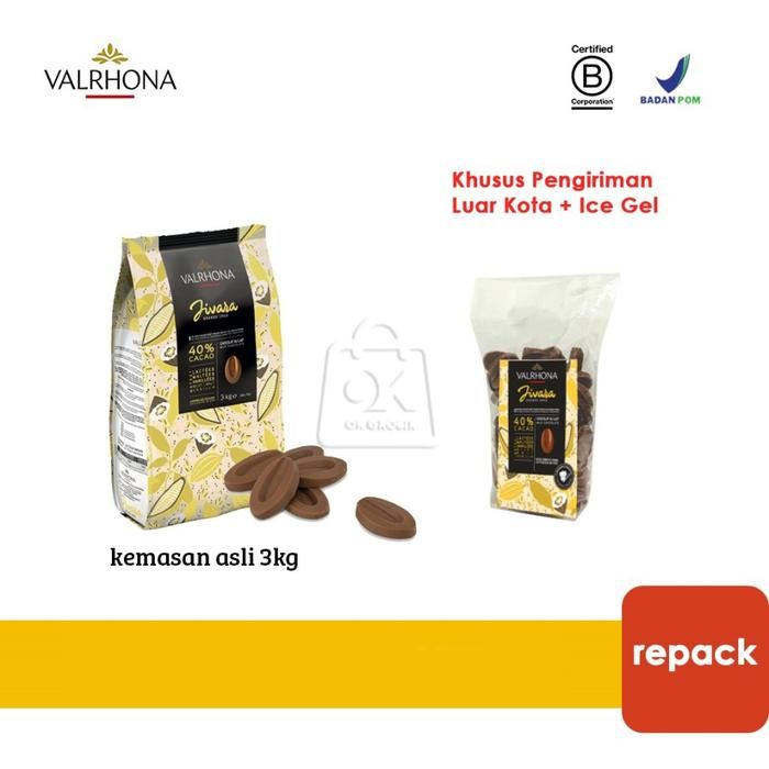 

Valrhona JIVARA 40% MILK Coklat Couverture (KHUSUS LUAR KOTA+ ICE GEL)