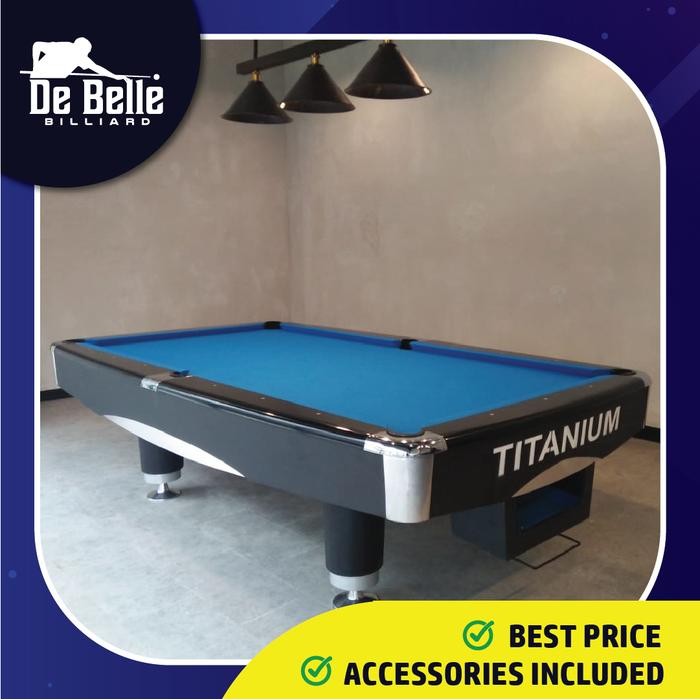 Meja Billiard Titanium Oval 9 Feet