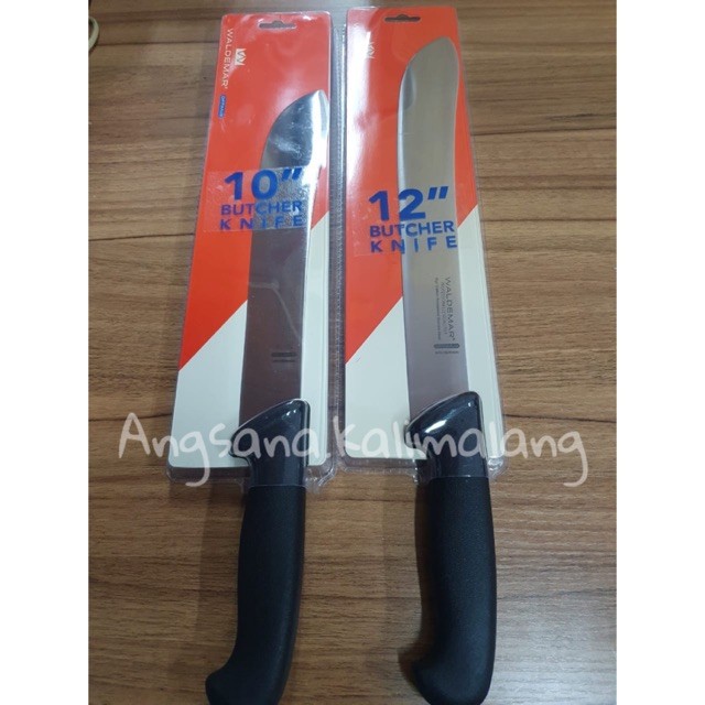 Waldemar Optimus Pisau Daging / Pisau Sembelih / Butcher Knife 10" Dan 12"