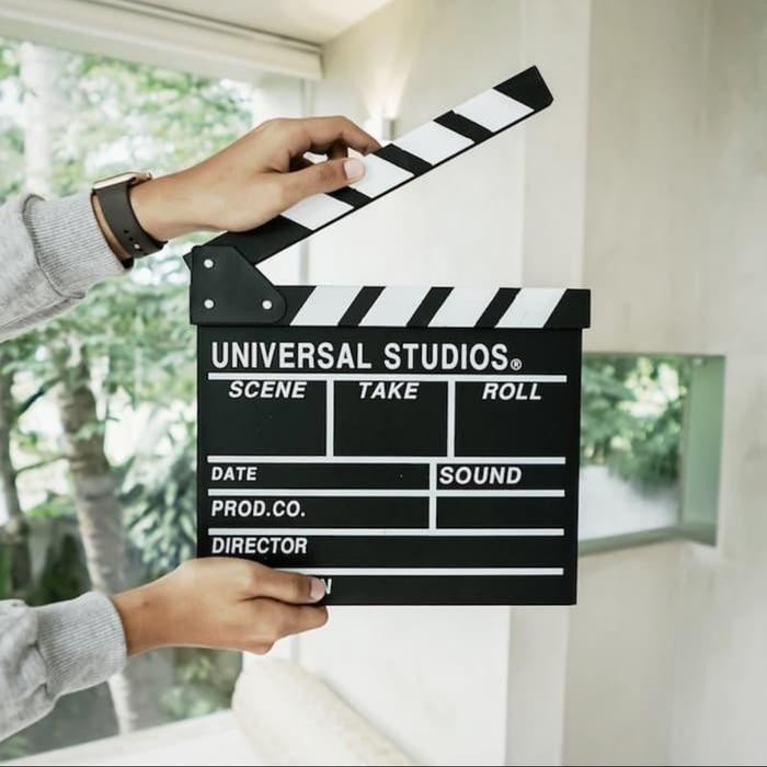 

Clapper Board Papan Film Sutradara Hiasan Hitam