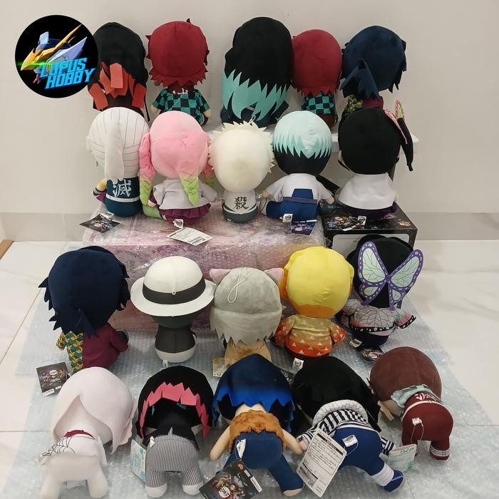 Terbaru Furyu Boneka Plush Demon Slayer Shinobu Kocho Kanao Tanjiro Nezuko Big