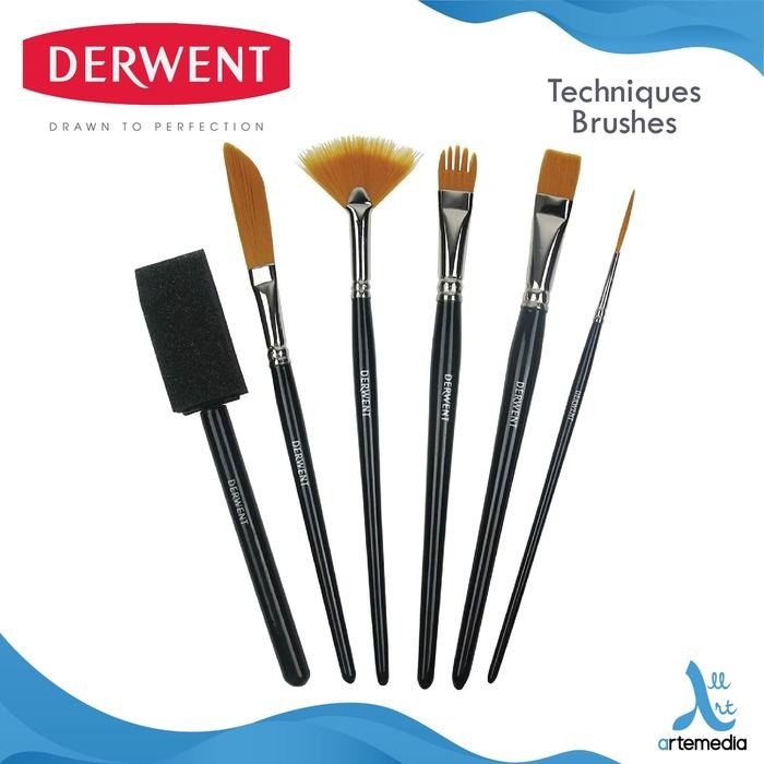 

Kuas Teknik Derwent Technique Brush Set