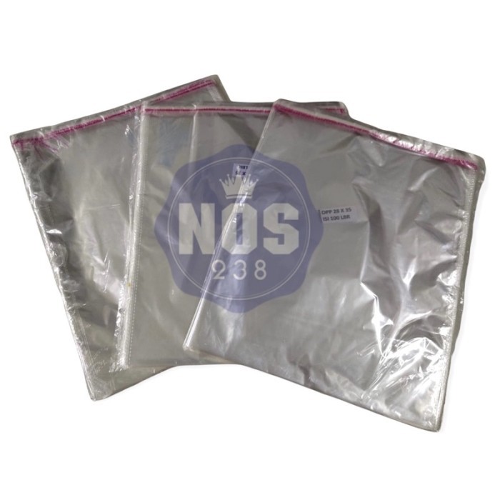 Terlaris Plastik OPP Baju 25x35 / 28x35