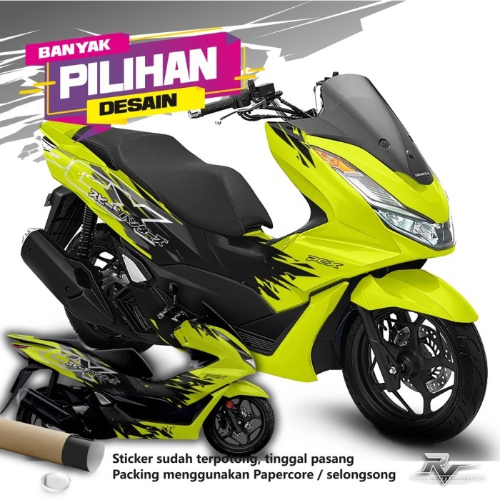 Decal sticker / stiker motor New Pcx 160 custom full body / striping