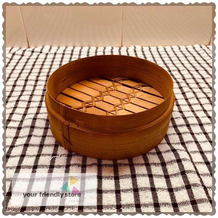[13cm] KLAKAT/KUKUSAN BAMBU/KUKUSAN DIMSUM TANPA TUTUP