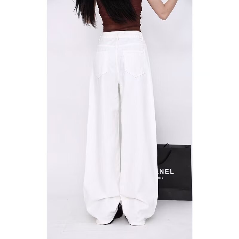 High Waist Jeans Trousers Ladies Women'S Denim Pants Low Rise Flared Jeans Pants For Woman American