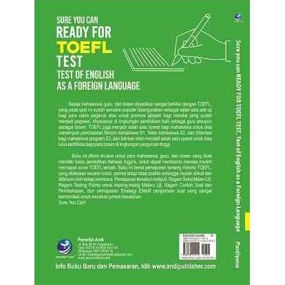 

Buku Sure You Can! Ready For Toefl Test