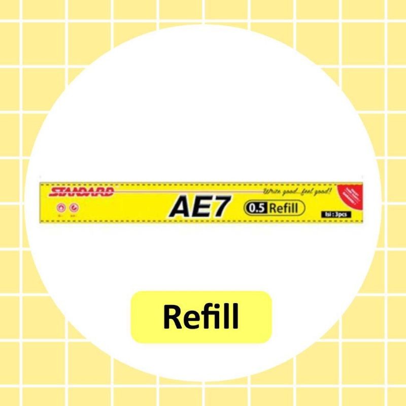 

Refill isi pulpen Standard AE7 0,5mm (12 pcs)