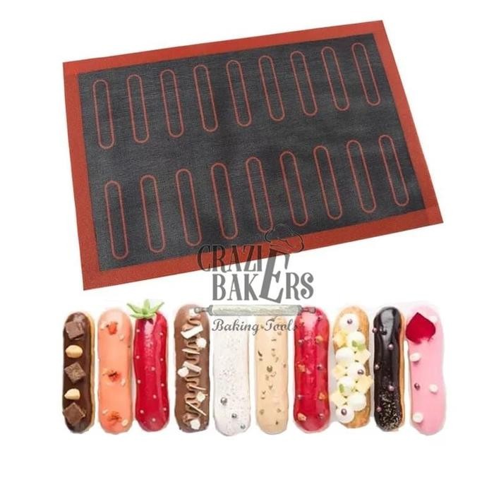 JTTOP" PERFORATED SILICONE MAT NON-STICK ECLAIR