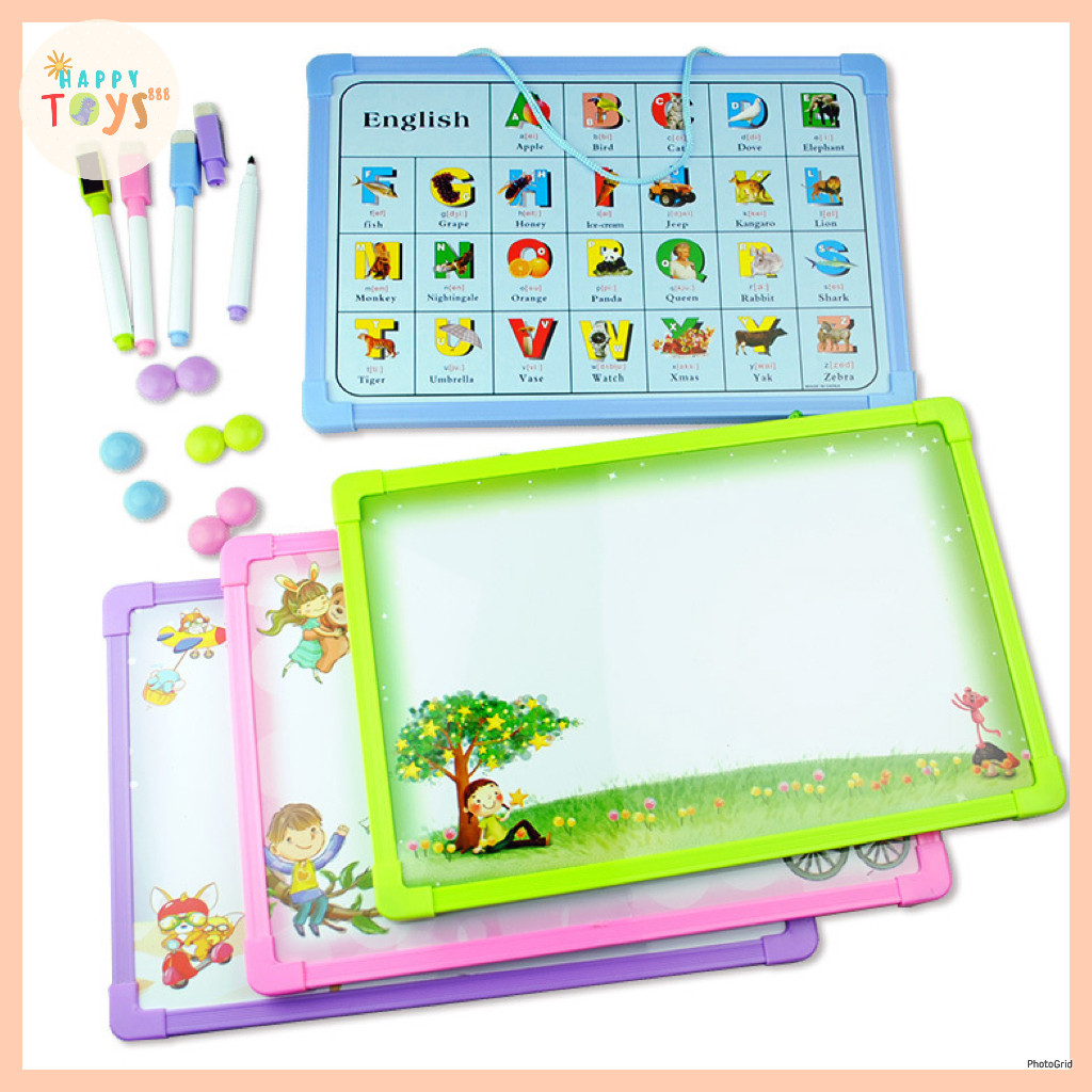 

HAPPYTOYS.888 #B96 PAPAN TULIS ANAK MAGNET UKURAN 20cm x 30cm / WHITEBOARD MAGNET