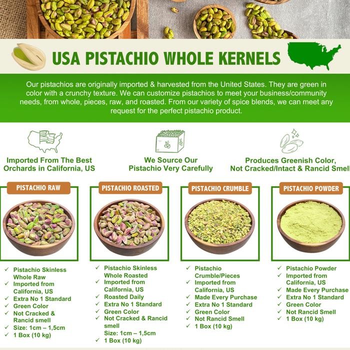 

Barang Terlaris Pistachio Powder - Tepung Kacang Pistachio - 250 Gr Packing Aman