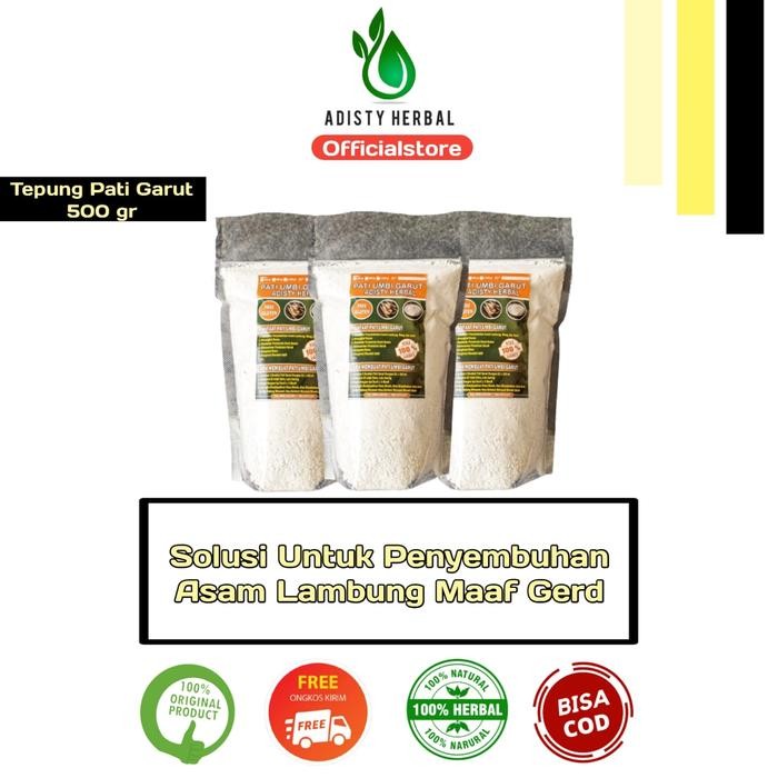 

Viral Tepung Pati Garut Asli 100% Original [ Atasi Asamlambung,Maag,Gerd] Packing Aman