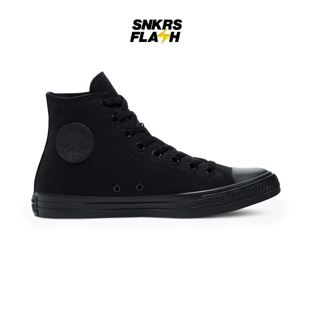 CONVERSE Ct As Hi Canvas Triple Black Sepatu Sneakers Unisex - M3310C