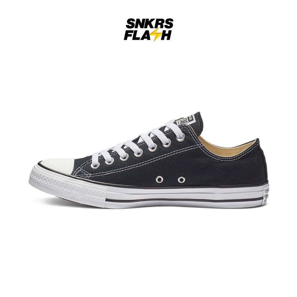 CONVERSE Ct As Ox Canvas Black White Sepatu Sneakers Unisex - M9166C - Size 42