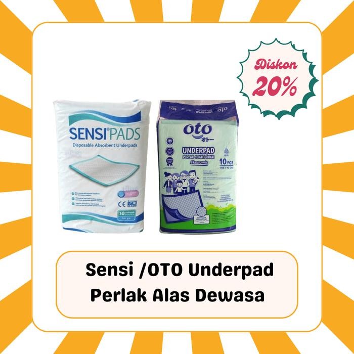 BabyCare- Underpad 60X90 Cm Sensi Underpad Oto Underpad Alas Ompol Perlak Origin
