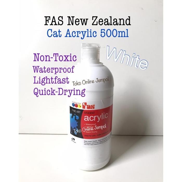

Putih Acrylic 500Ml Fas New Zealand Cat Akrilik White Atk0954Fs #Gratisongkir