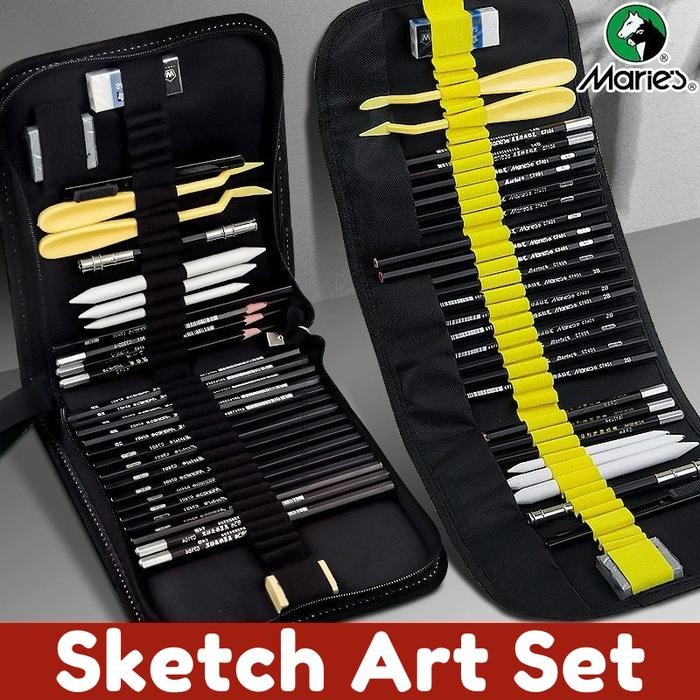 

Maries Sketch Art Set Tool Pencil Alat Sketsa Gambar Pensil Gambar #Gratisongkir