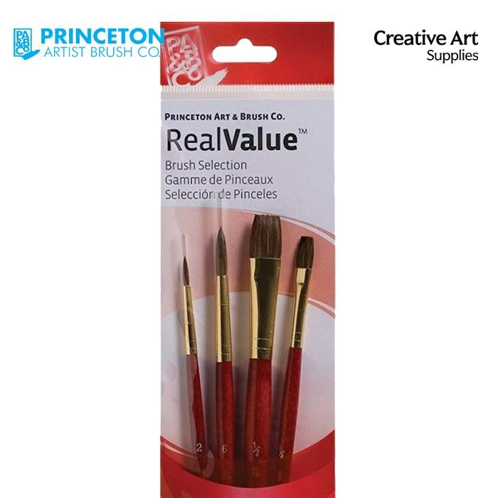 

Paket Kuas 4 Set Synthetic Brush Princeton Real Value #Gratisongkir