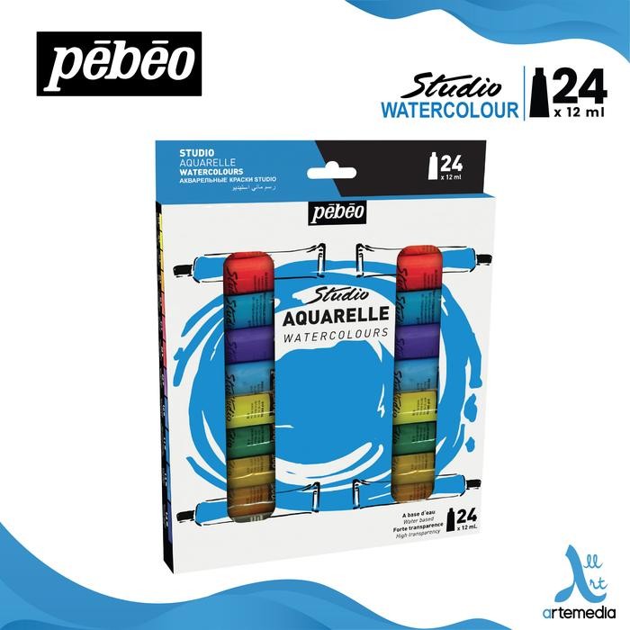 

Cat Air Pebeo Studio Watercolor Paint 24X12Ml Tube Set #Gratisongkir
