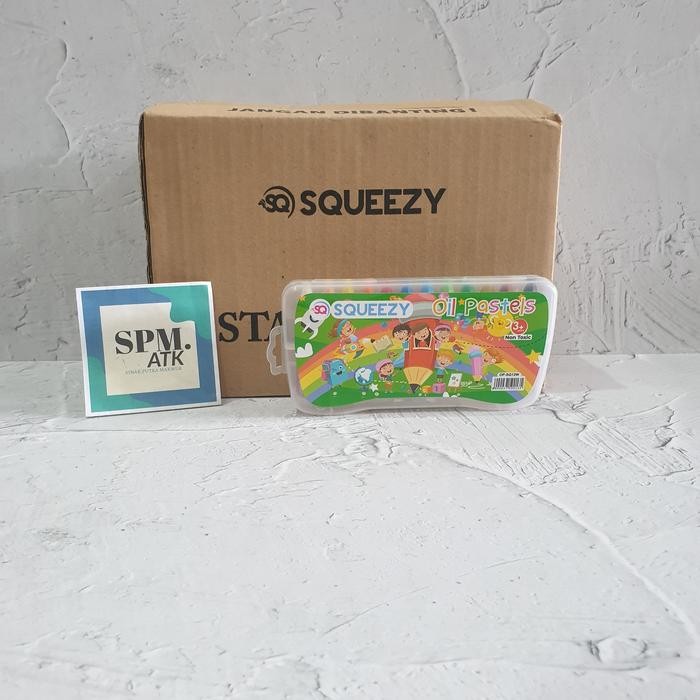 

(12 Set) Crayon Squeezy 12 Warna