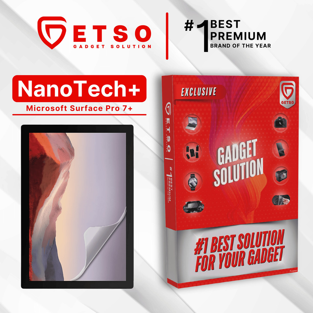GETSO EPU BIO GENESIS Hydrogel for Microsoft Surface Pro 7+ / Screen Guard (Nanotech+ 100% Recycle) 