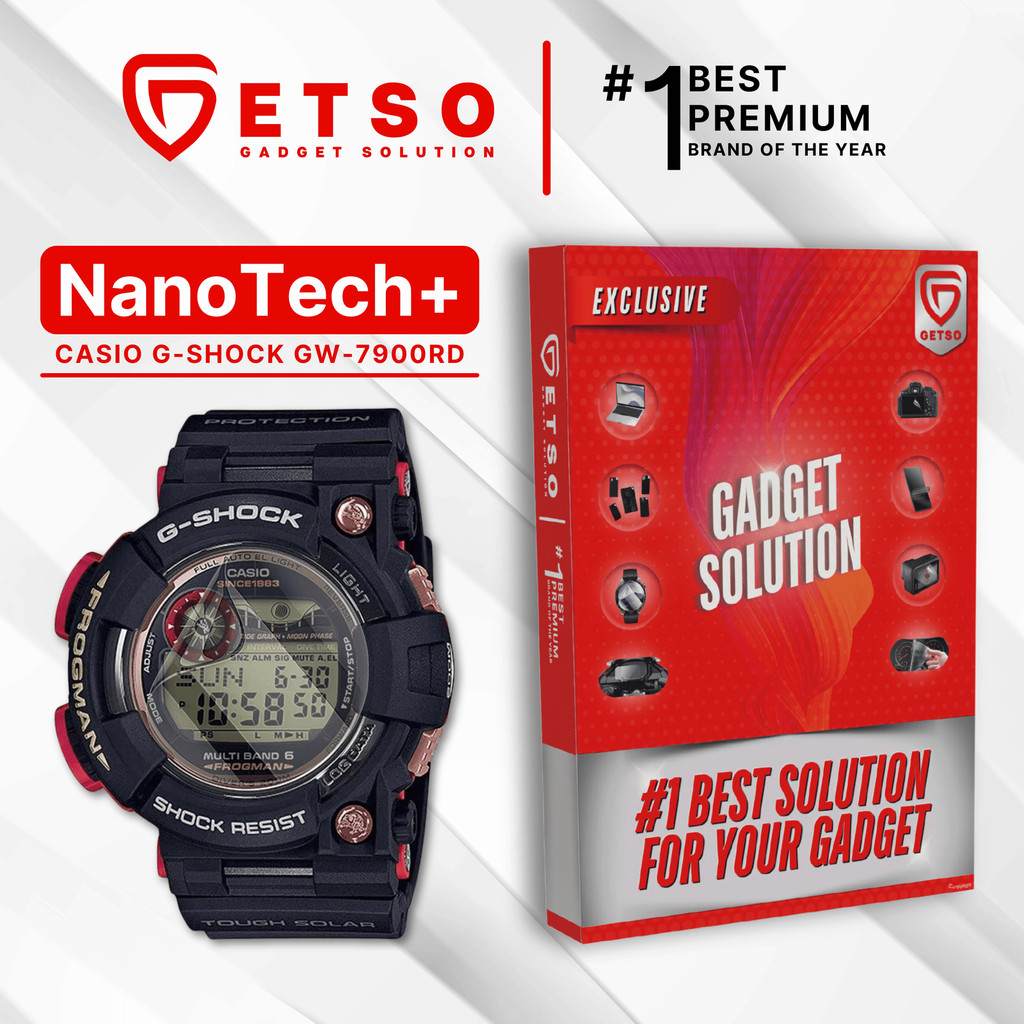 GETSO EPU BIO GENESIS Hydrogel for Casio Smartwatch G-Shock GWF-1035F / Screen Guard (Nanotech+ 100%