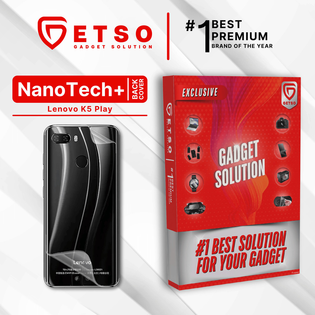 GETSO EPU BIO GENESIS Hydrogel for Lenovo K5 Play / Back Cover Guard (Nanotech+ 100% Recycle) Premiu