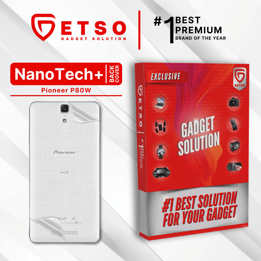 GETSO EPU BIO GENESIS Hydrogel for Pioneer P80W / Back Cover Guard (Nanotech+ 100% Recycle) Premium 