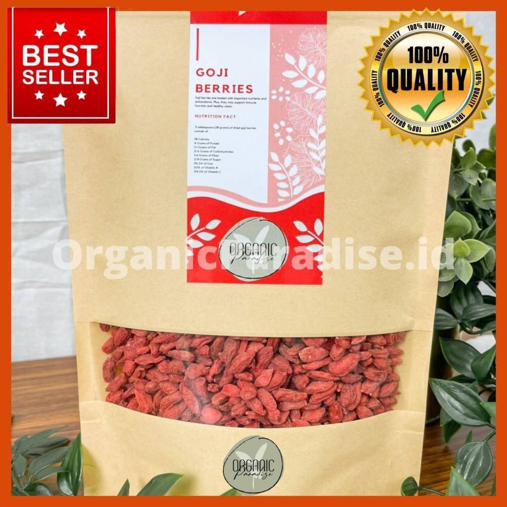 

Goji berry 100 gr Premium Quality / Gojiberry / kichi / kiche / wolfberry / jiuji