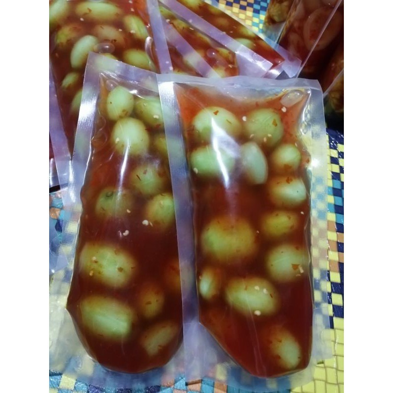 

Manisan/asinan dondong thailand pedas 400 gram, gula asli kualitas premium, HALAL