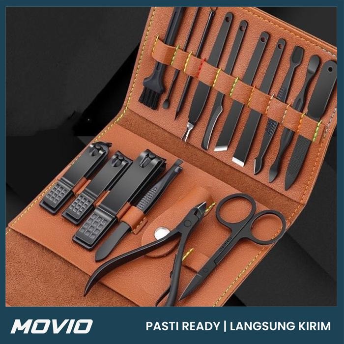 PREMIUM Nail Clipper - Gunting Kuku Stainless / Set Gunting Kuku / Set Manikur