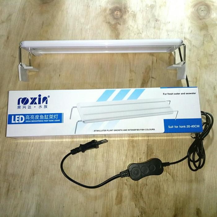 PREMIUM Roxin LED GX A300 - 8watt / Lampu LED Aquarium Aquascape 30-40cm