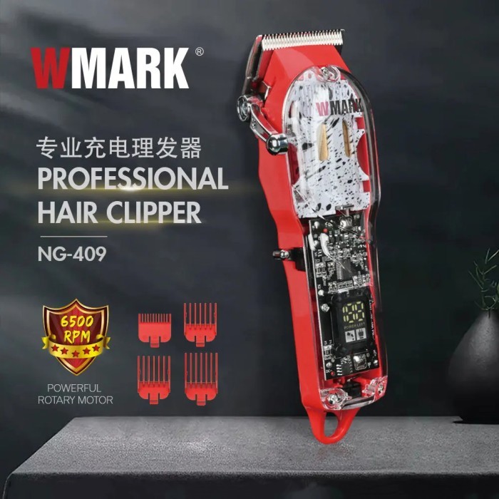 PREMIUM WMARK NG-409 Alat Cukur Rambut 6500 RPM NG 409 NG409 Hair Clipper