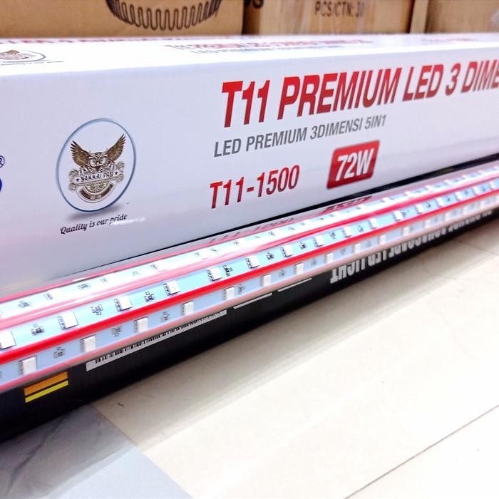 PREMIUM Lampu Aquarium Tanning LED SAKKAI PRO 3 Dimensi T11 1500